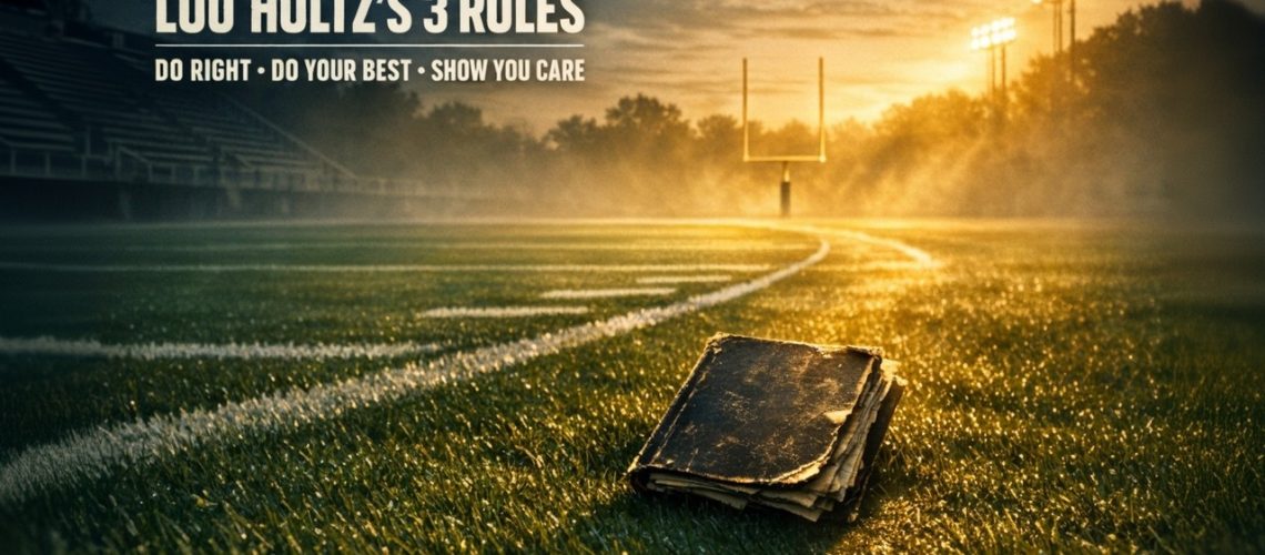 Lou Holtz 3 Rules for Life Success Inspiration